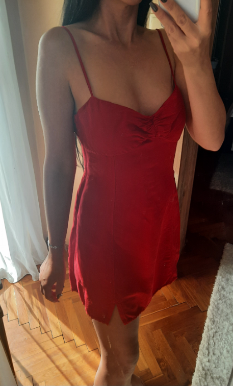 ZARA lanena haljina  slika #3