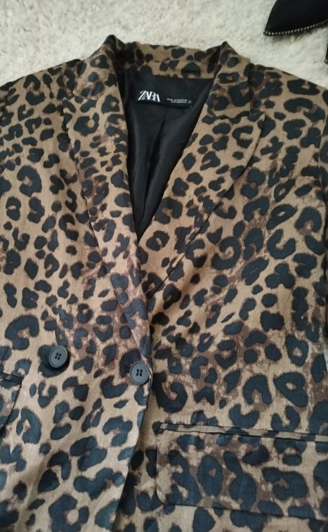 ZARA braon sako ☆ 100% Viskoza ☆ slika #3