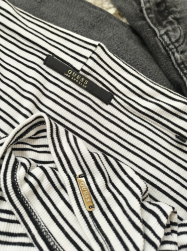 GUESS bluza rebrasti materijal na pruge  thumbnail #3