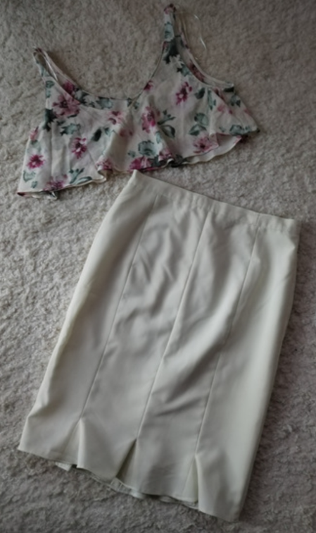 Set suknja i Zara top slika #1