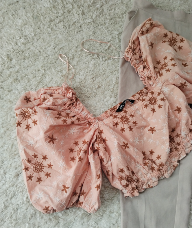 ZARA ☆ boho top sa vezom ☆ slika #1