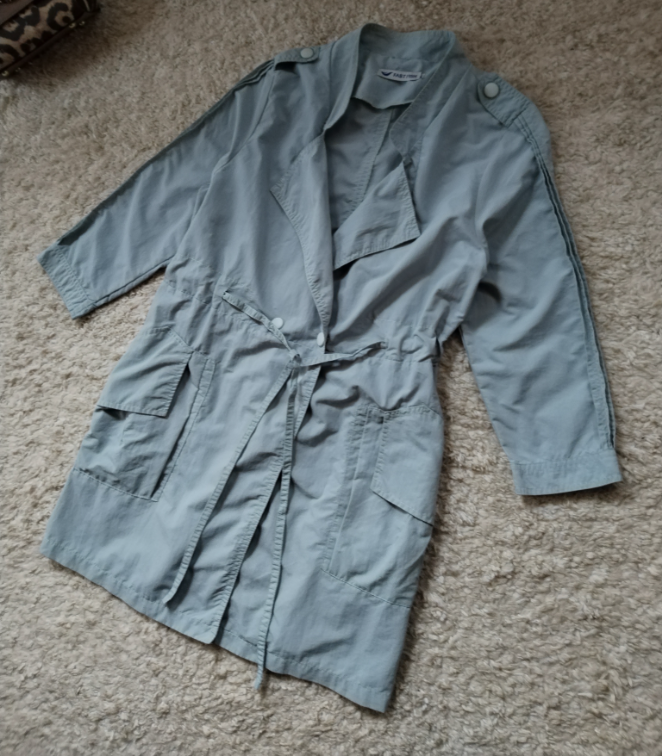 Šuškavi mantil svetlo plave boje ☆ Vel XS ☆ slika #2