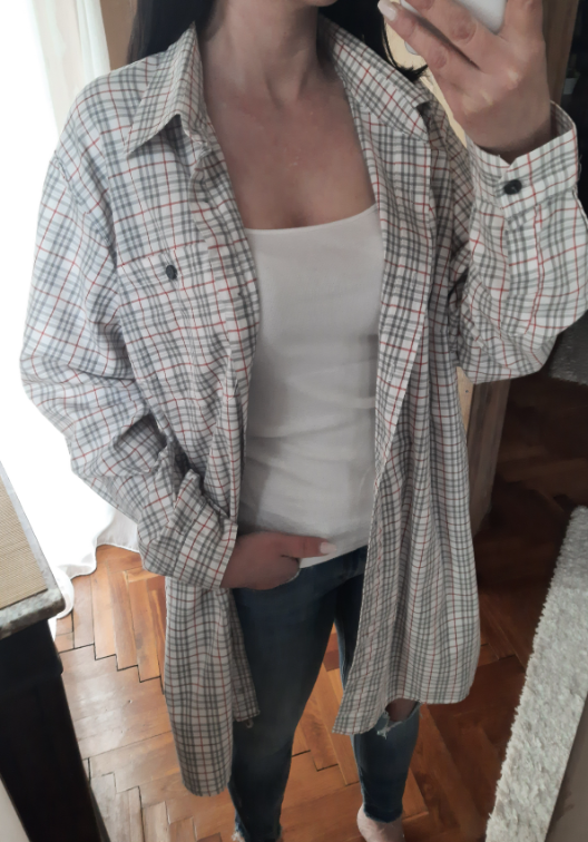 Oversized kosulja kežual slika #3