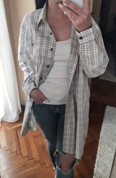 Oversized kosulja kežual slika #2