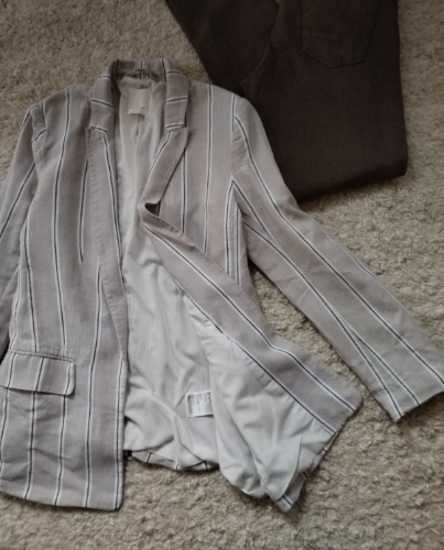  H&M Linen blend sako ☆ Vel 38/M ☆