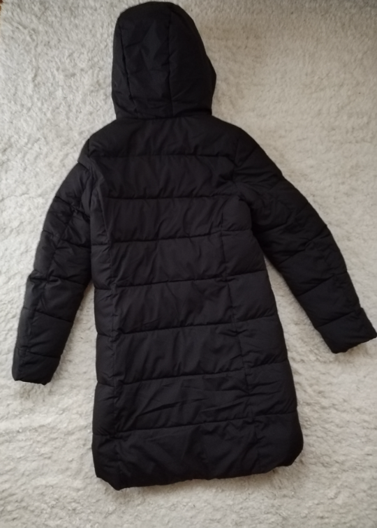 H&M mat crna punjena štepana jakna za preporuku slika #2