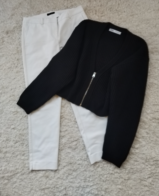 ZARA dzemper burgundy  slika #2