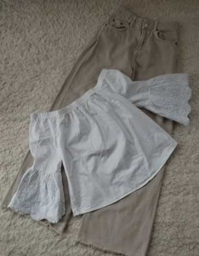 Boho bluza sa vezom na rukavima thumbnail #3