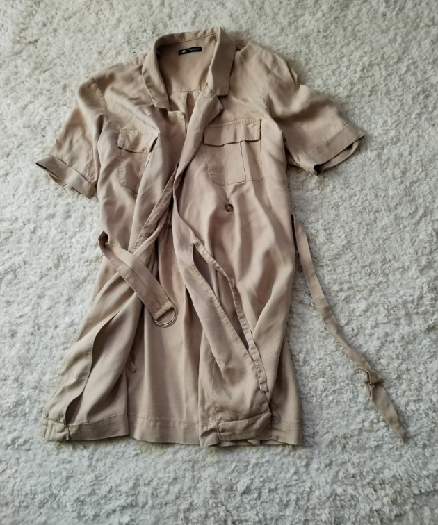 ZARA haljina na preklop sa kaišem must have slika #5