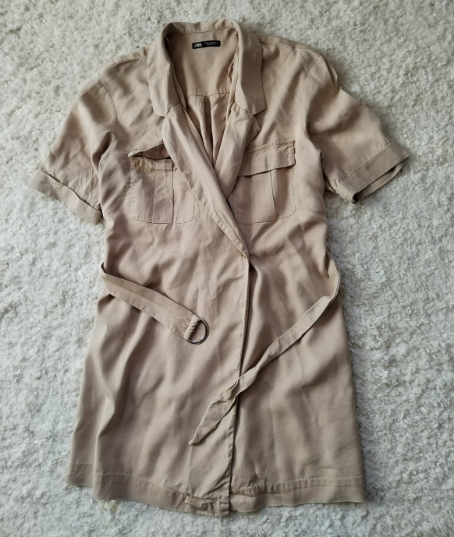 ZARA haljina na preklop sa kaišem must have slika #3