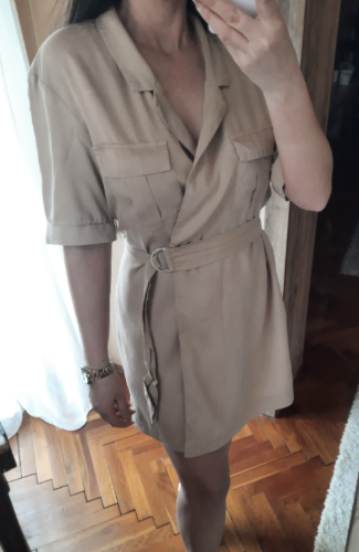 ZARA haljina na preklop sa kaišem must have