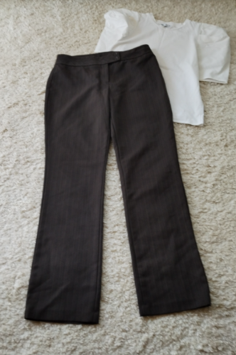 F&F ☆ braon pantalone na prugice ☆ 40/L ☆ thumbnail #2