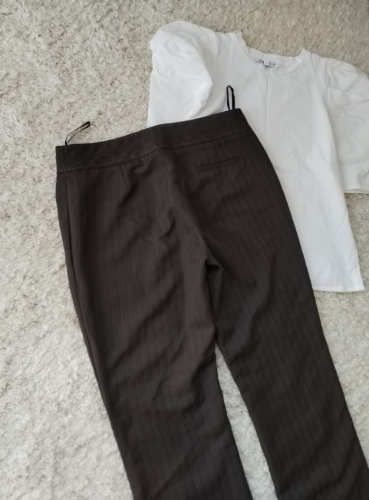 F&F ☆ braon pantalone na prugice ☆ 40/L ☆ thumbnail #4