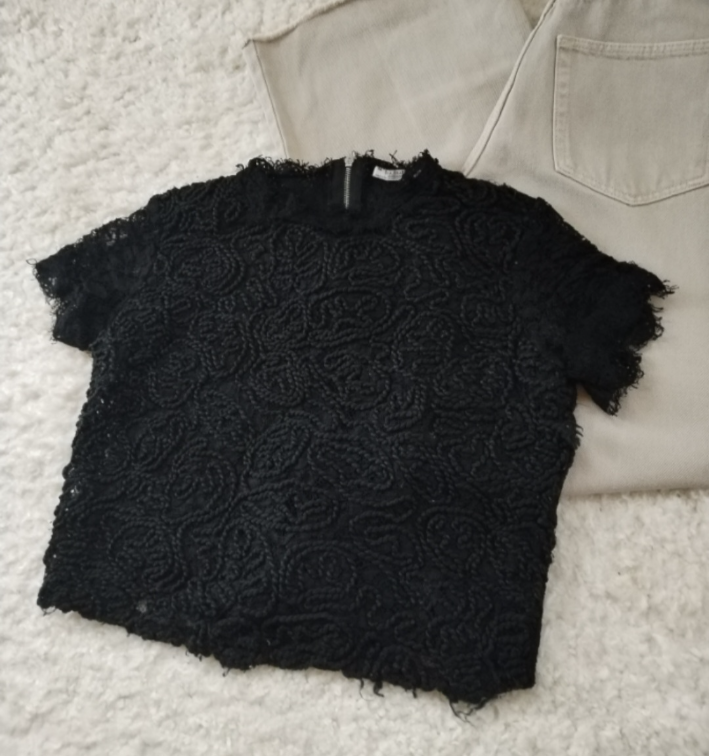 ZARA crop bluza slika #1