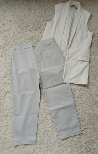 ZERRES pantalone svetlo sive thumbnail #3