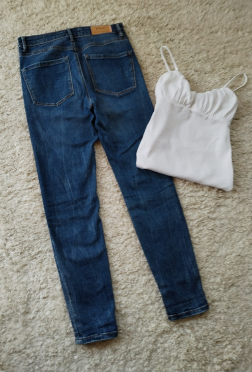 STRADIVARIUS 🎼 visoki struk farmerke ☆ 40/L ☆ slika #4