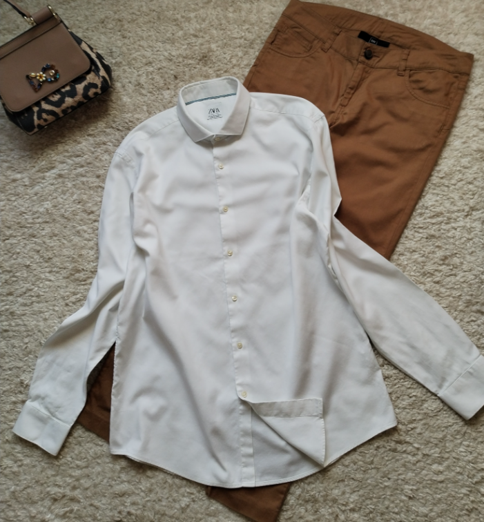 ZARA košulja ☆ Vel 44/XL ☆ Pamuk ☆ slika #2