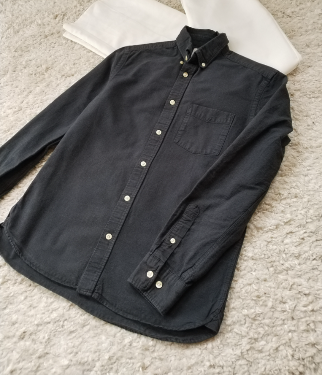 H&M tamno siva kosulja ☆ S/M ☆ 100% Pamuk ☆ slika #1