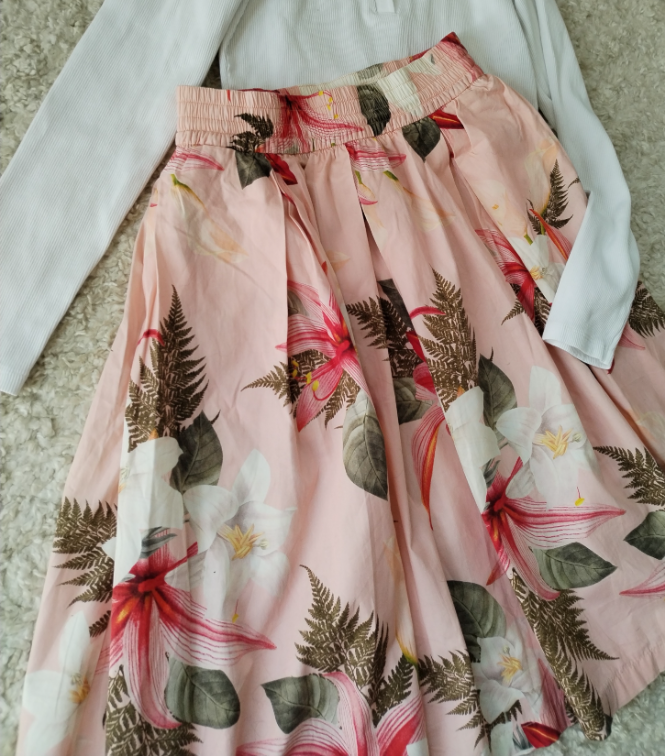 ZARA ☆ boho suknja do kolena ☆ slika #3