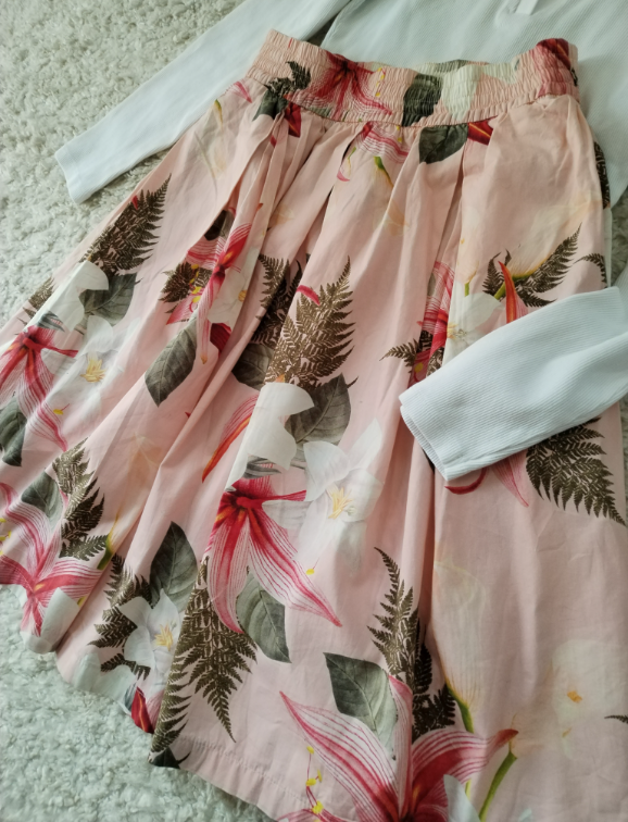 ZARA ☆ boho suknja do kolena ☆ slika #4