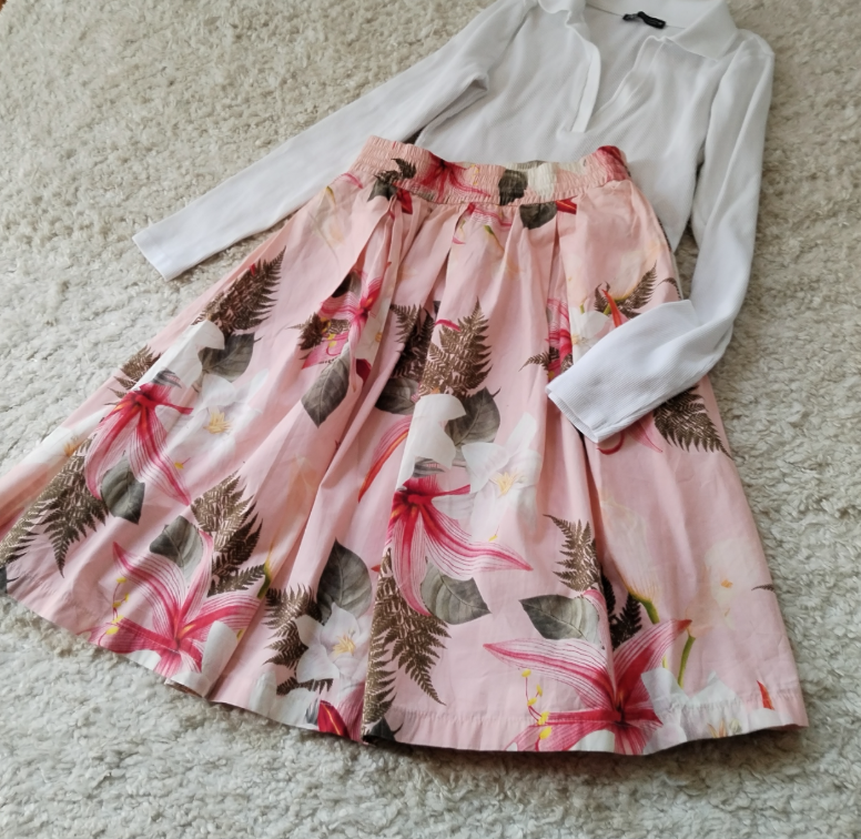 ZARA ☆ boho suknja do kolena ☆ slika #5