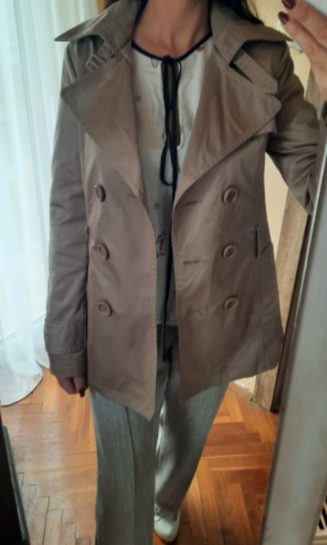 Trench coat otmen clasic braon krem