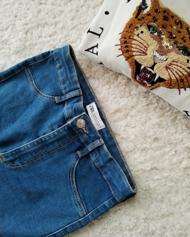 ZARA farmerke hight waist kao nove slika #3