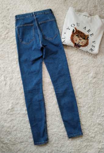 ZARA farmerke hight waist kao nove thumbnail #4