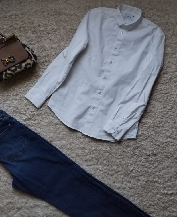 RESERVED bela kosulja ☆ Vel 42/XL ☆ Pamuk slika #4