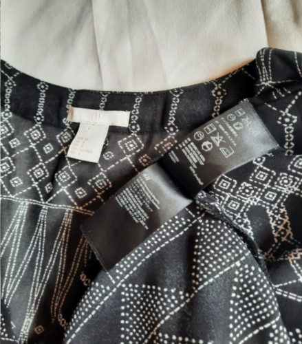 H&M boho lagana bluza na V izrez thumbnail #2
