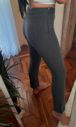 STRADIVARIUS duboke sive pantalone thumbnail #2