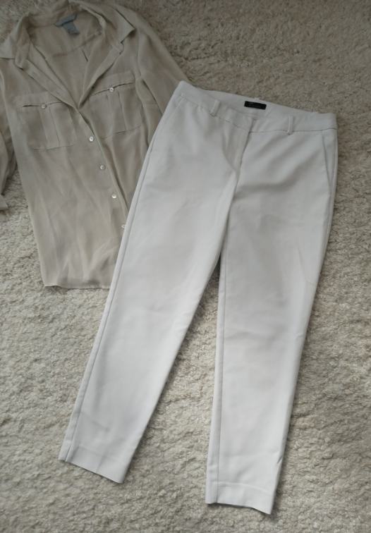 Bele cigaret pantalone do članka slika #4