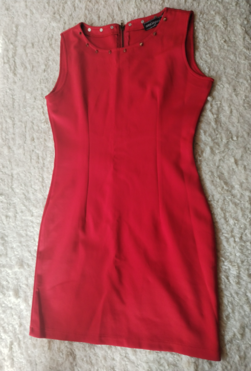 MISSGUIDED karmin crvena atraktivna haljina slika #2