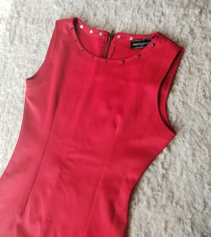 MISSGUIDED karmin crvena atraktivna haljina slika #1