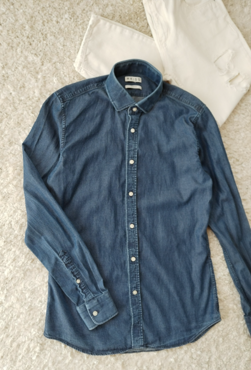 REISS teksas košulja ☆ Vel 40/L ☆ slika #5