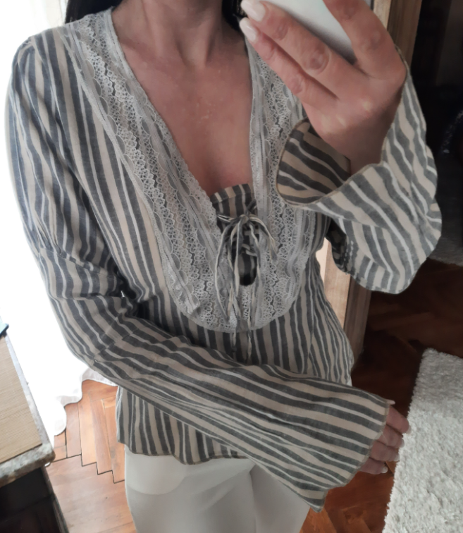 VERO MODA prugasta bluzica slika #1