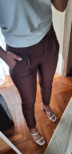 BENETTON braon pantalone