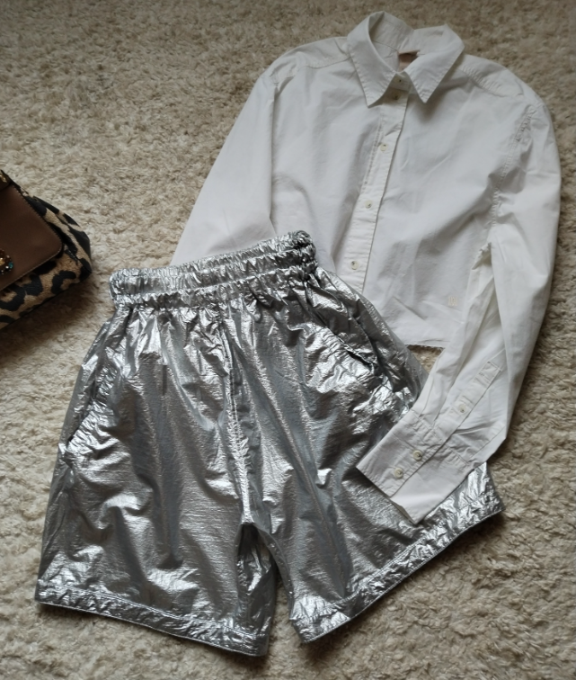 MONA silver visoki struk šorc ☆ Vel 38/M ☆ slika #5