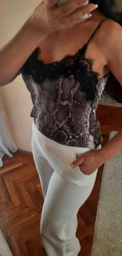 ZARA snake print majica