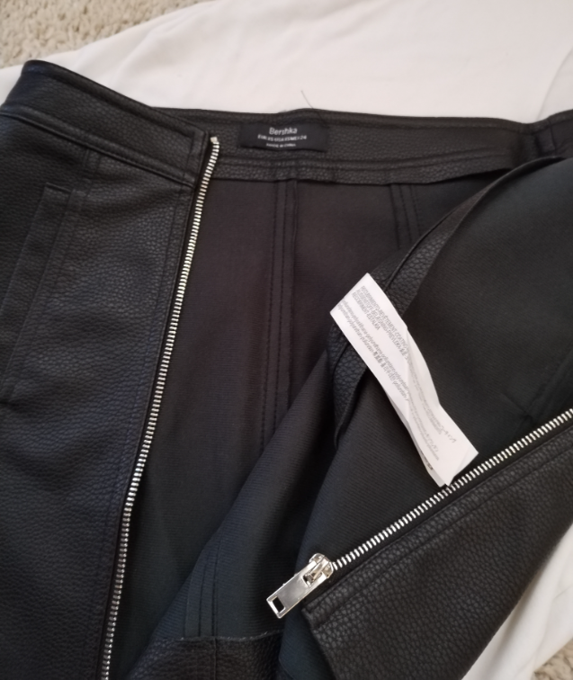 BERSHKA visoki struk kvalitetna kožna  slika #3