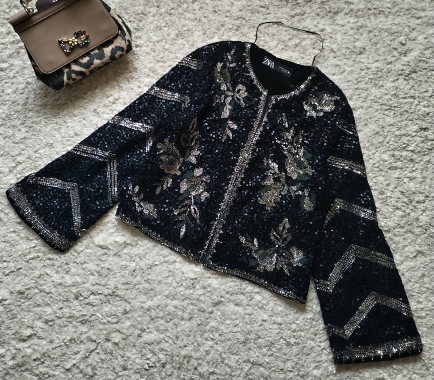 ZARA sako od perli ☆ Vel S/M ☆ slika #2