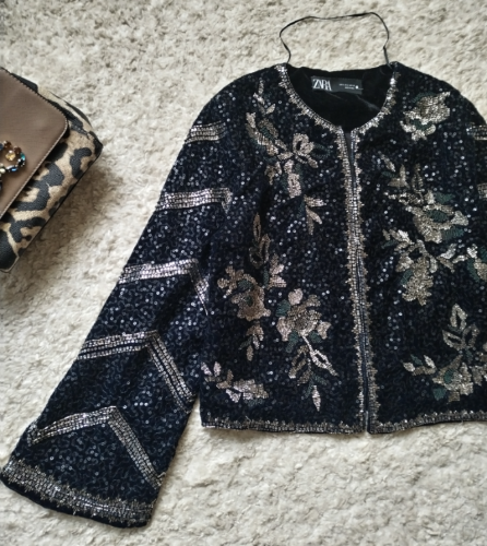 ZARA sako od perli ☆ Vel S/M ☆