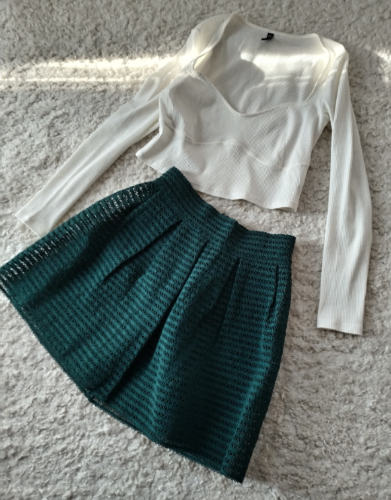 VERO MODA zelena suknja