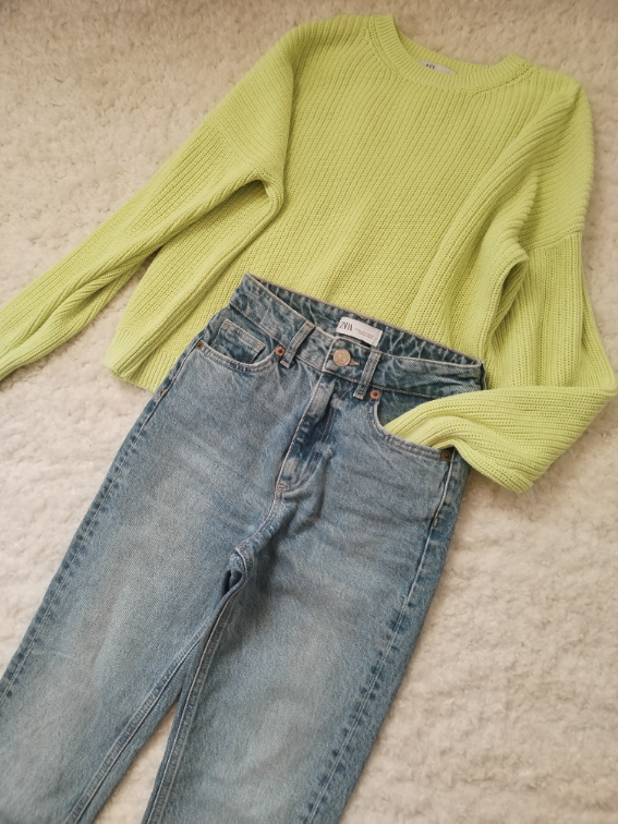 ESPRIT kivi boje oversized dzemper slika #2