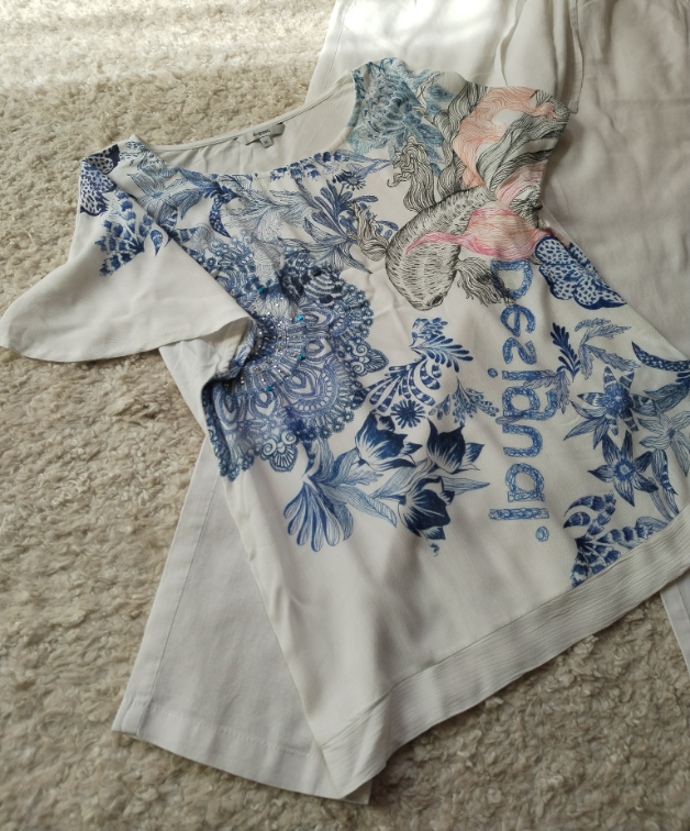 DESIGUAL boho majica ☆Viskoza ☆ Vel 38/M ☆ slika #3