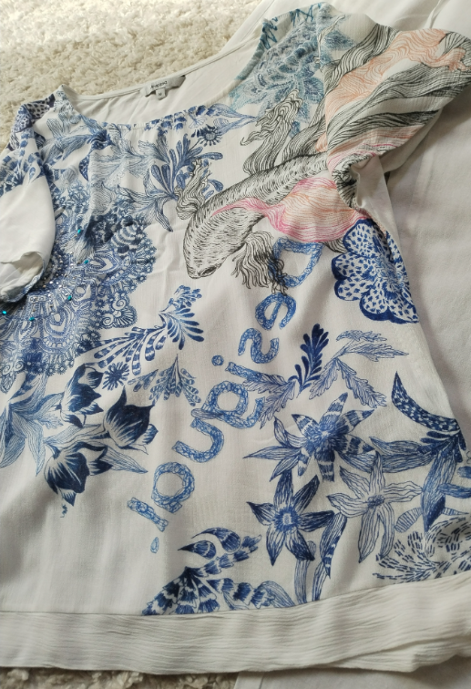 DESIGUAL boho majica ☆Viskoza ☆ Vel 38/M ☆ slika #4