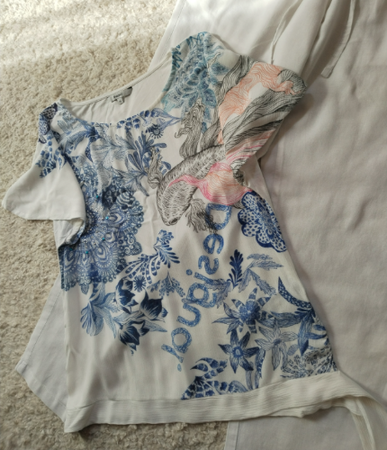 DESIGUAL boho majica ☆Viskoza ☆ Vel 38/M ☆