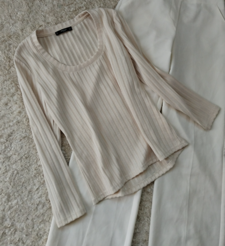 MANGO bluza puderaste krem boje thumbnail #4