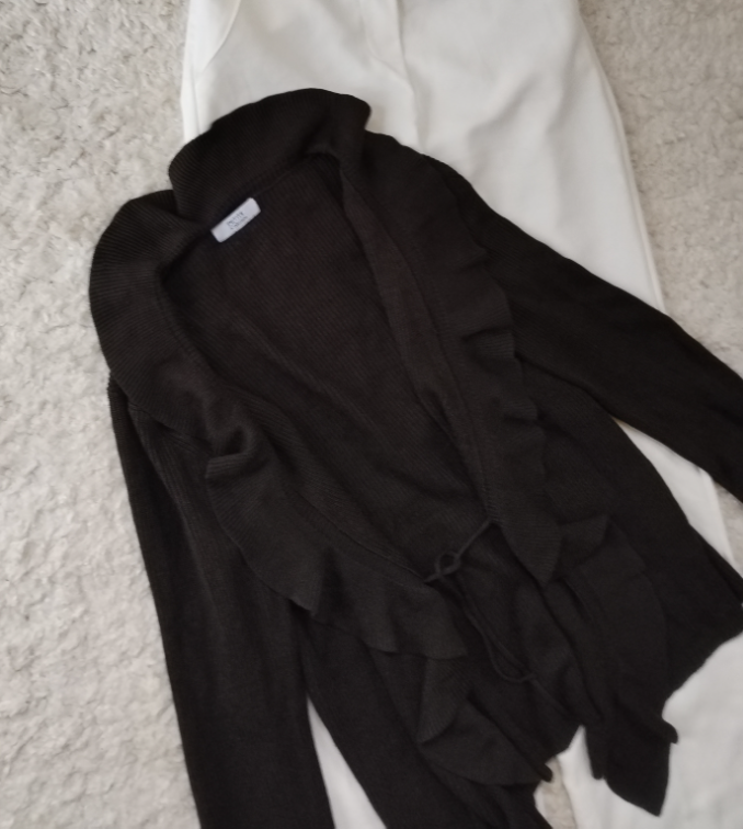 PETITE Collection Lux dzemper tamno braon slika #2