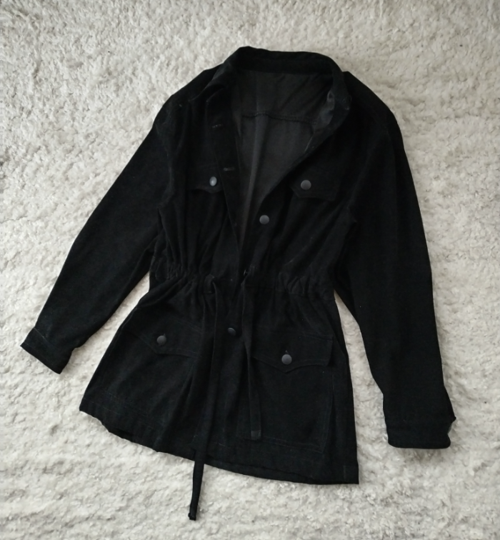 Oversized plisana jakna ravnog kroja  slika #3